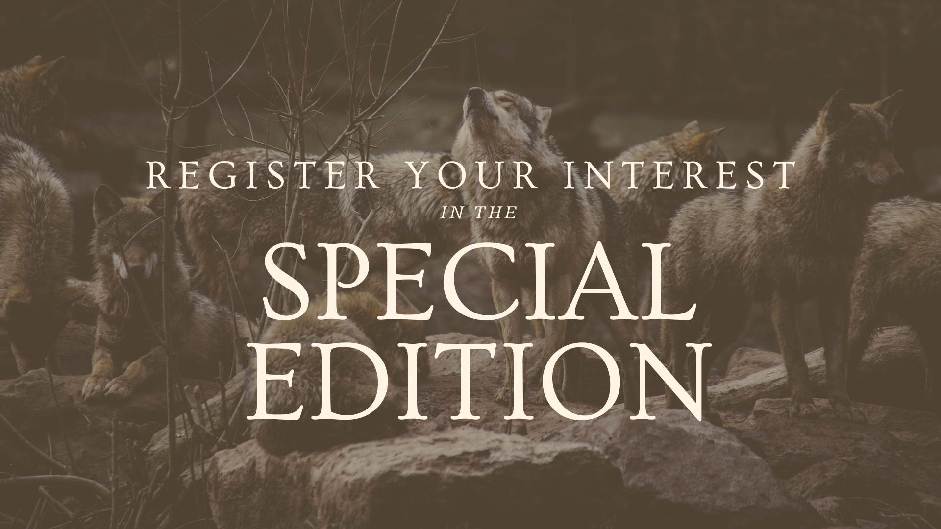 REGISTER YOUR INTEREST: ALPHA MATES SPECIAL EDITION